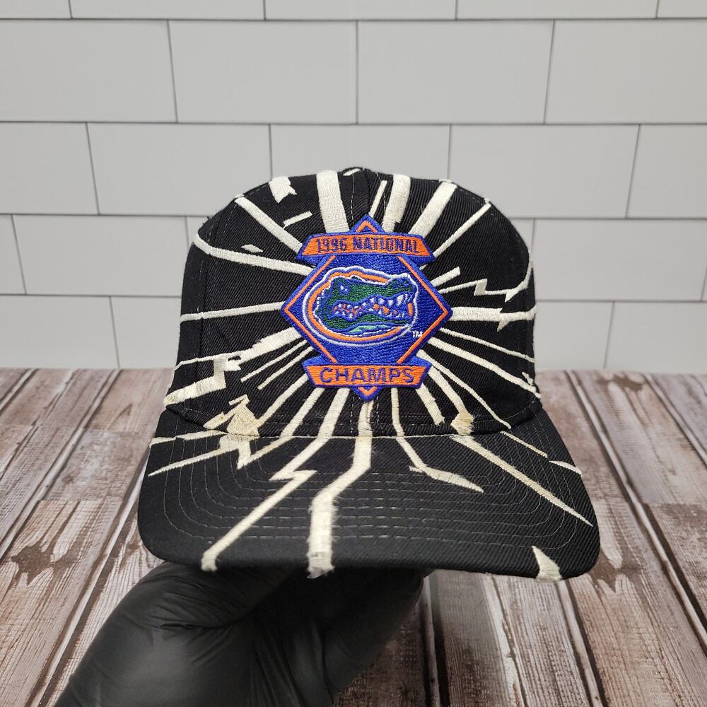 Starter Florida Gators 96 National Champs Vintage Collision Adjustable Snapback